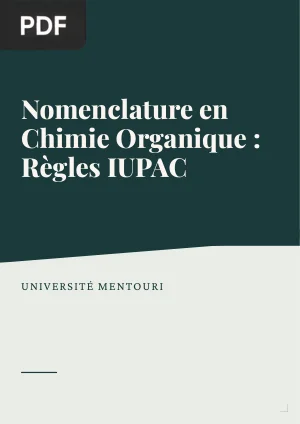 Nomenclature en Chimie Organique : Règles IUPAC