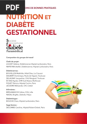 Nutrition et Diabète Gestationnel