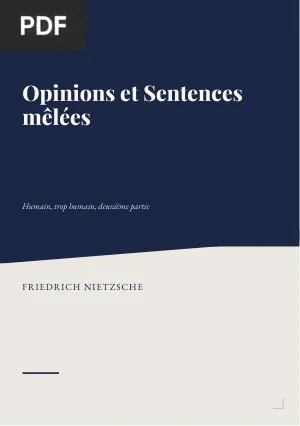 Opinions et Sentences mêlées
