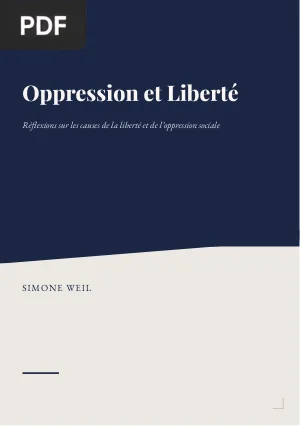 Oppression et Liberté