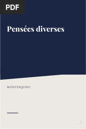 Pensées diverses