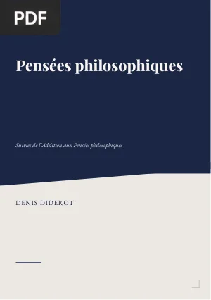 Pensées philosophiques