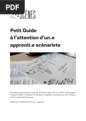 Petit guide à l'attention d'un apprenti scénariste