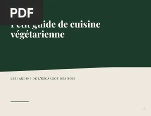 Petit guide de cuisine végétarienne