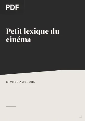 Petit lexique du cinéma