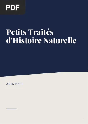Petits Traités d'Histoire Naturelle