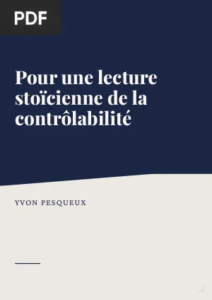 Pour une lecture stoïcienne de la contrôlabilité