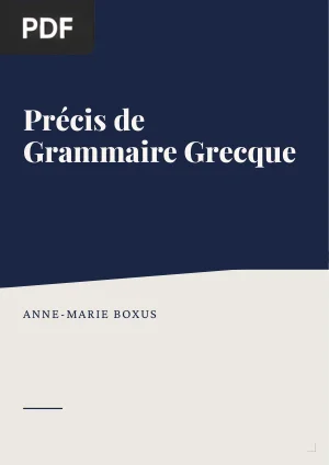 Précis de Grammaire Grecque