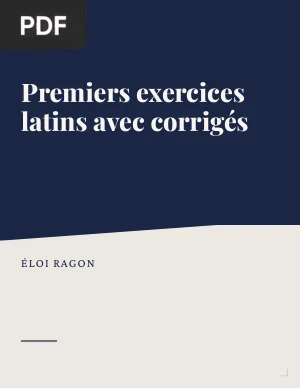 Premiers exercices latins avec corrigés