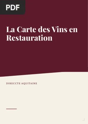 Présentation de la carte des vins en restauration