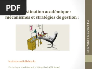 Procrastination Académique : Mécanismes et Stratégies de Gestion
