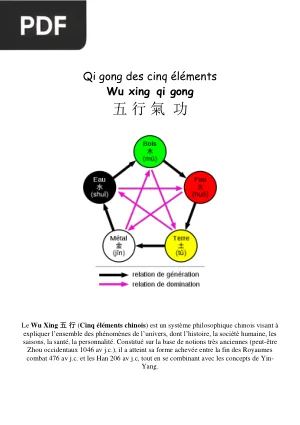 Qi Gong des Cinq Éléments : Wu Xing Qi Gong