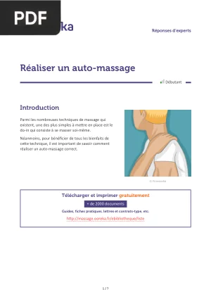 Réaliser un auto-massage