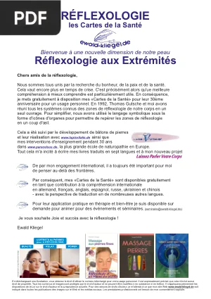 Réflexologie aux Extrémités: Cartes des Mains et des Pieds