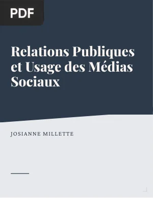 Relations Publiques et Usage des Médias Sociaux