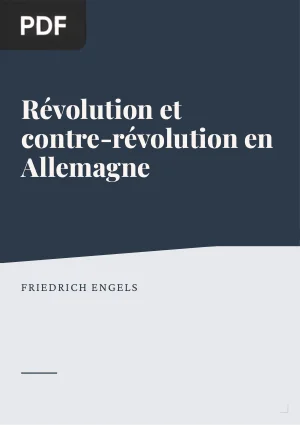 Révolution et contre-révolution en Allemagne