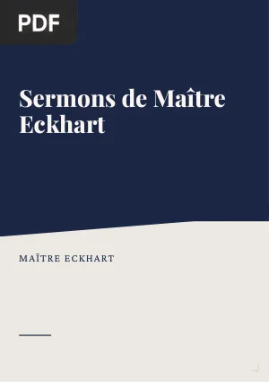 Sermons de Maître Eckhart