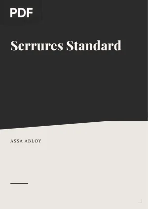 Serrures Standard