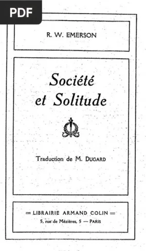 Société et Solitude
