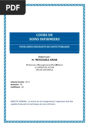 Soins Infirmiers Techniques