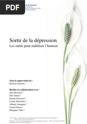 Sortir de la dépression : les outils pour stabiliser l'humeur