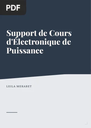 Support de Cours d'Électronique de Puissance