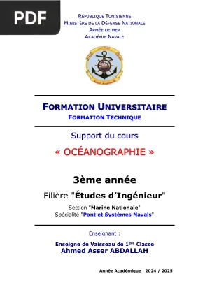 Support du Cours Océanographie