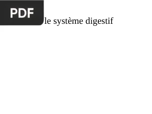 Systeme digestif des animaux domestiques