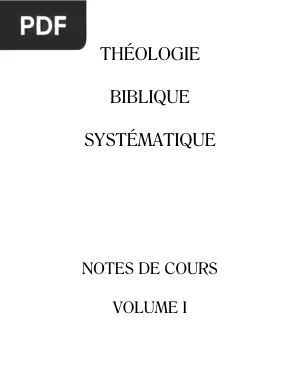 Théologie biblique systématique