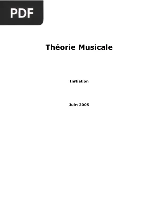 Théorie musicale - Initiation