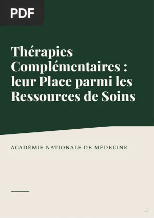 Thérapies Complémentaires : leur Place parmi les Ressources de Soins