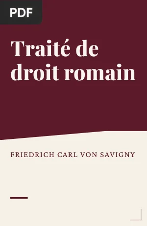 Traité de droit romain