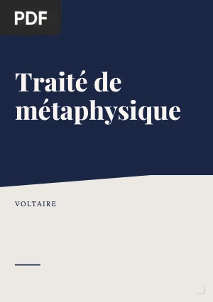 Traité de métaphysique