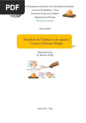 Transfert de Chaleur et de Masse