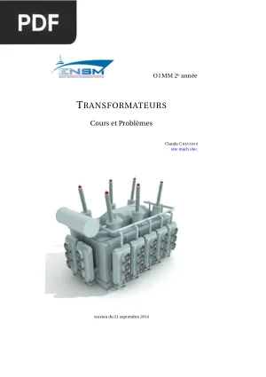 Transformateurs : Cours et Problèmes