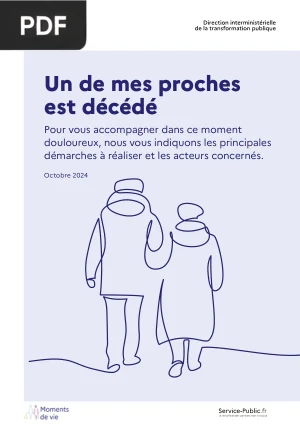 Un de mes Proches est Décédé