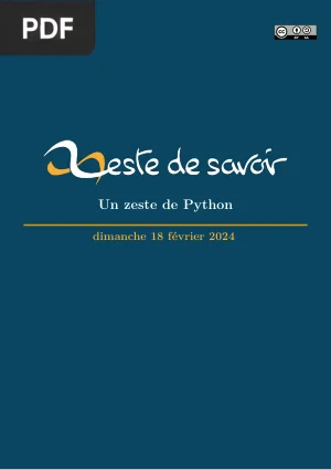 Un zeste de Python