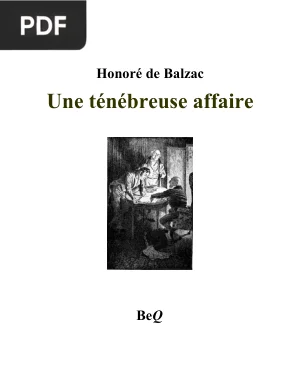 Une ténébreuse affaire