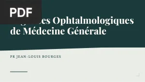 Urgences Ophtalmologiques de Médecine Générale