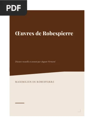 Œuvres de Robespierre