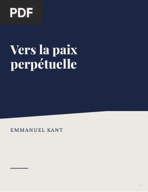 Vers la paix perpétuelle