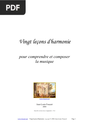 Vingt Leçons d'Harmonie