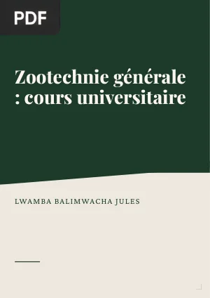 Zootechnie générale : cours universitaire